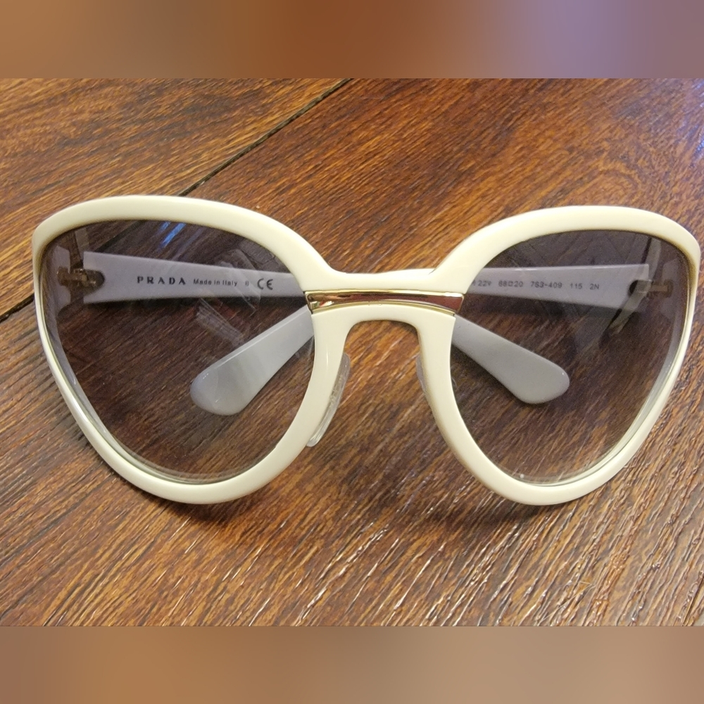 White Prada Sunglasses